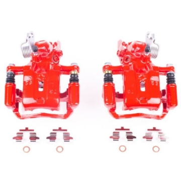 Picture of Power Stop 2002 Infiniti G20 Rear Red Calipers w-Brackets - Pair