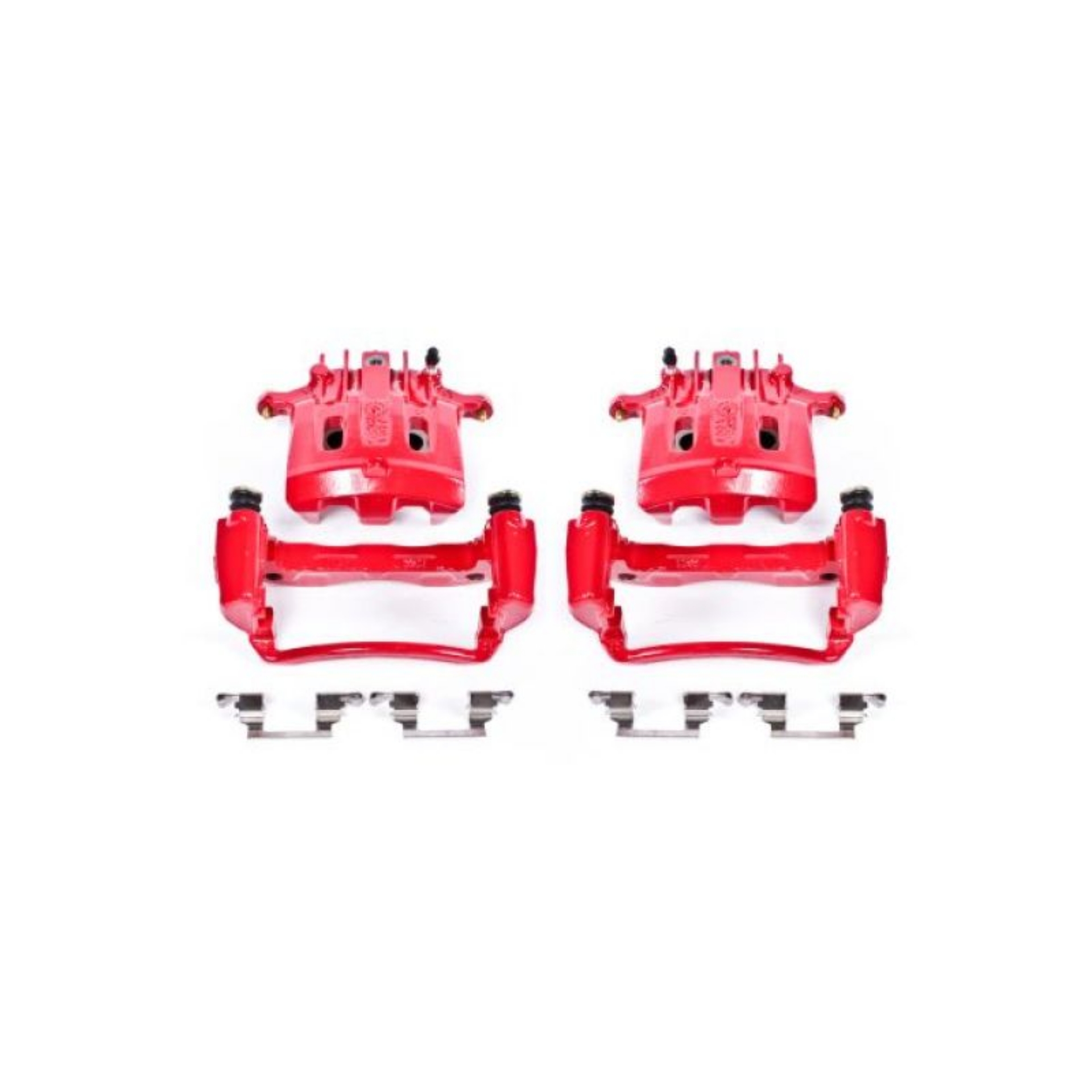 Picture of Power Stop 2000 Ford Excursion Rear Red Calipers w-Brackets - Pair