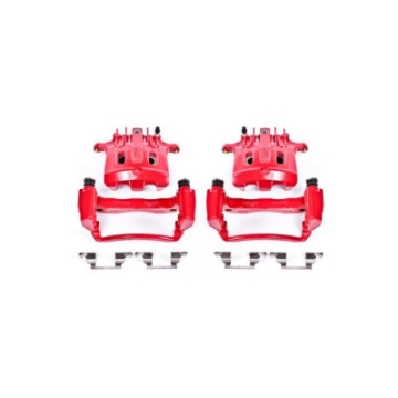 Picture of Power Stop 2000 Ford Excursion Rear Red Calipers w-Brackets - Pair
