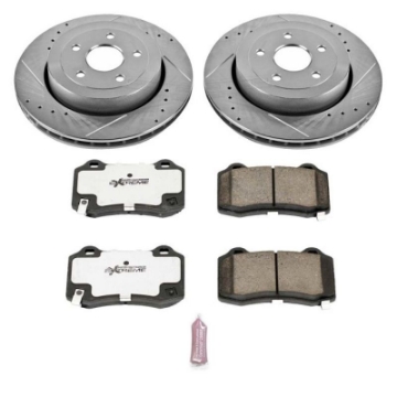Picture of Power Stop 06-10 Jeep Grand Cherokee Rear Z26 Street Warrior Brake Kit