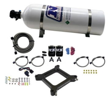 Picture of Nitrous Express 4150 Assassin Plate Stage 6 Nitrous Kit 50-300HP w-15lb Bottle