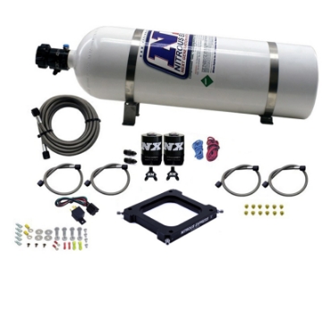Picture of Nitrous Express 4500 Assassin Plate Stage 6 Nitrous Kit 50-300HP w-15lb Bottle