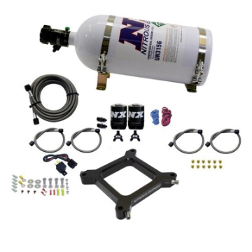 Picture of Nitrous Express 4150 Assassin Plate Pro Power Nitrous Kit 100-500HP w-10lb Bottle