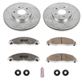 Picture of Power Stop 03-07 Cadillac CTS Front Z26 Street Warrior Brake Kit