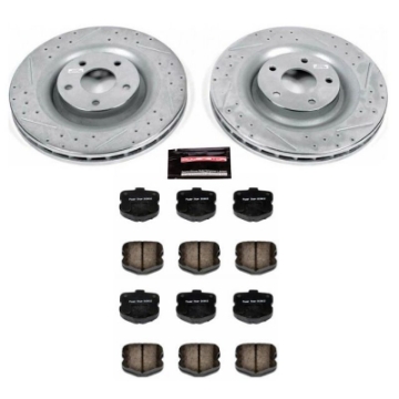 Picture of Power Stop 06-13 Chevrolet Corvette Front Z23 Evolution Sport Brake Kit