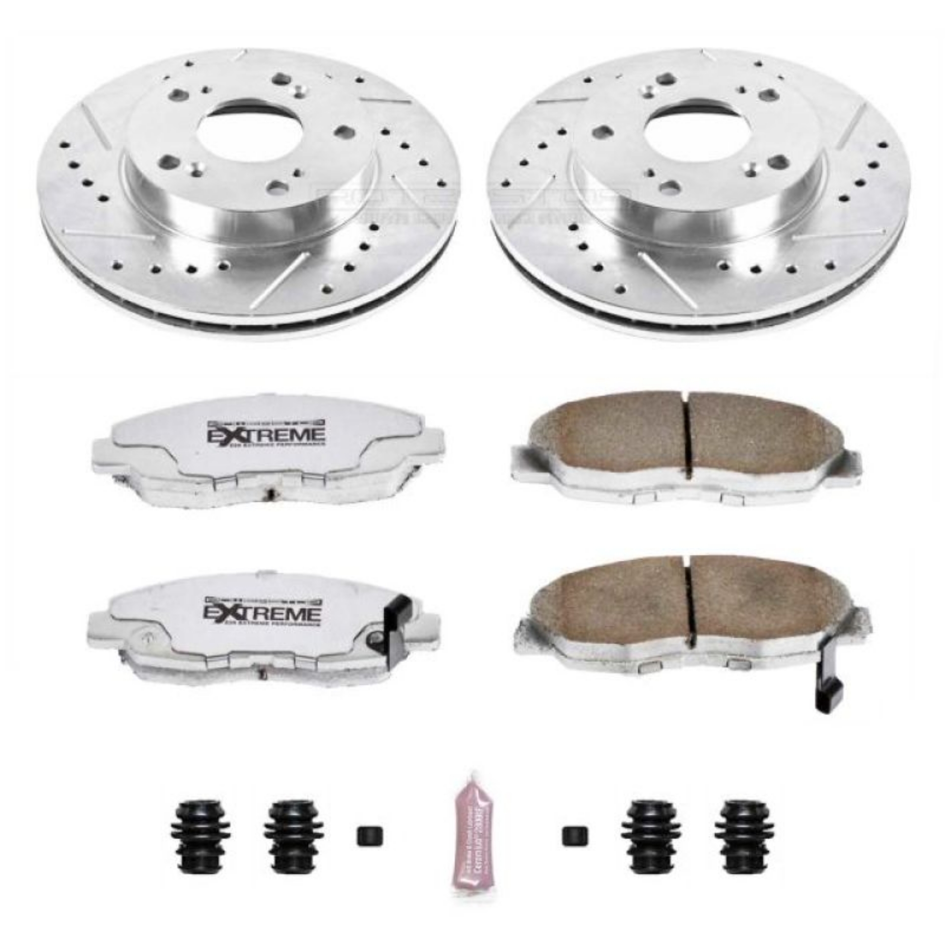 Picture of Power Stop 06-11 Honda Civic Front Z26 Street Warrior Brake Kit