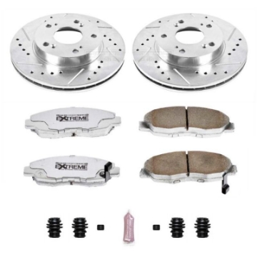 Picture of Power Stop 06-11 Honda Civic Front Z26 Street Warrior Brake Kit