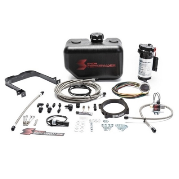 Picture of Snow Performance Stg 2 Boost Cooler Challenger-Charger Hellcat Water Inj Kit SS Braid Line-4AN Fit