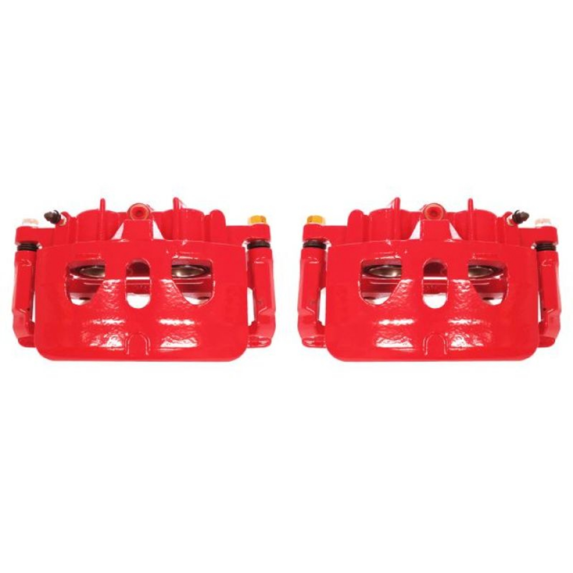 Picture of Power Stop 13-17 Ford Explorer Front Red Calipers w-Brackets - Pair
