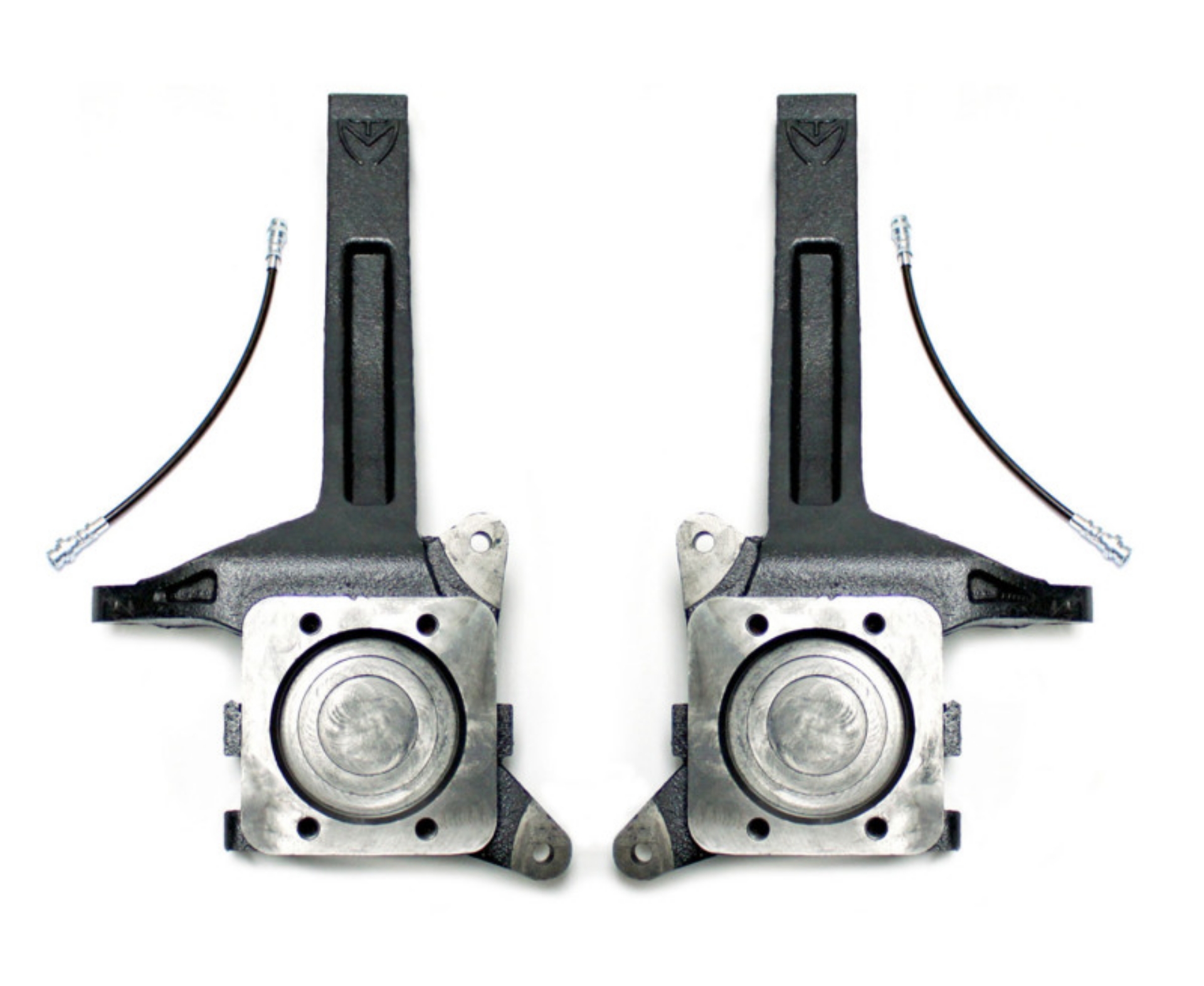 Picture of MaxTrac 07-18 Toyota Tundra 2WD 3-5in Front Lift Spindles w-Extended DOT Compliant Brake Lines