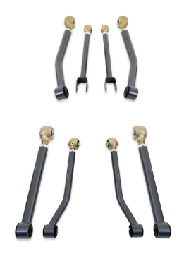 Picture of MaxTrac 07-18 Jeep Wrangler JK 2WD-4WD Complete Front & Rear Adj- Control Arm Kit - 8 Pc