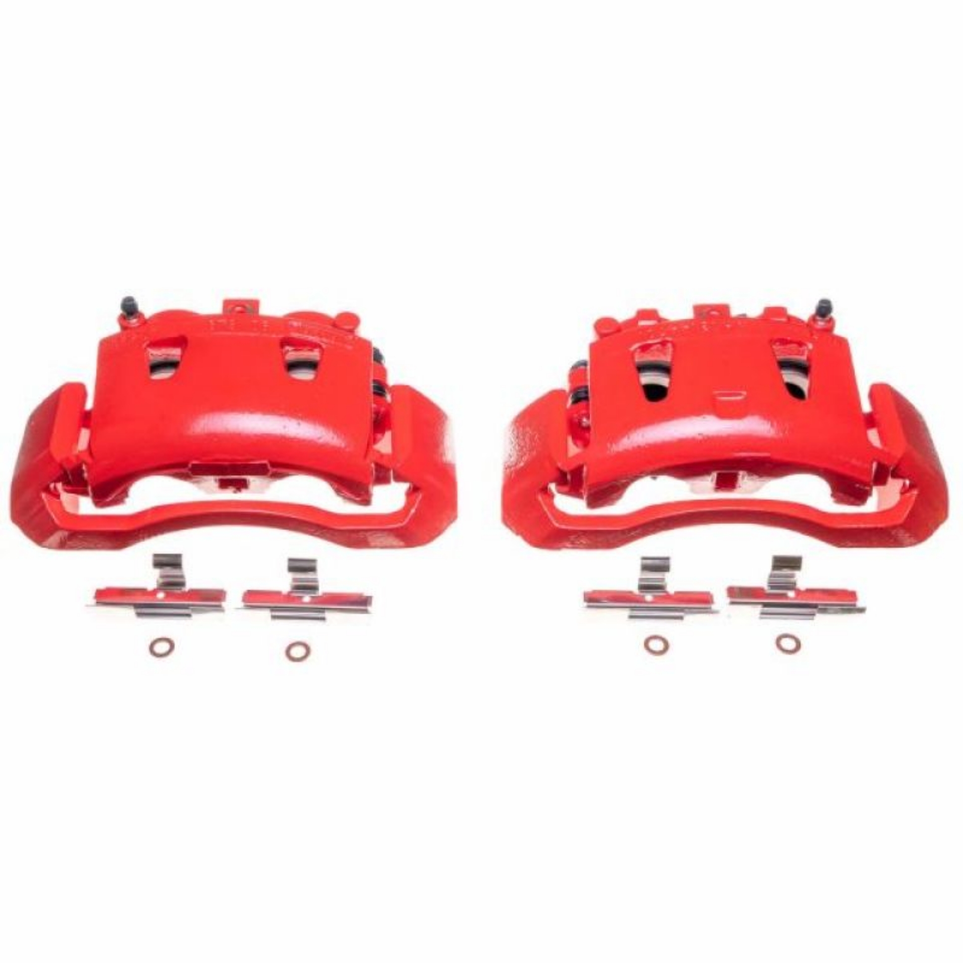 Picture of Power Stop 98-02 Dodge Ram 2500 Van Front Red Calipers w-Brackets - Pair