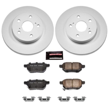 Picture of Power Stop 09-10 Pontiac Vibe Rear Z17 Evolution Geomet Coated Brake Kit
