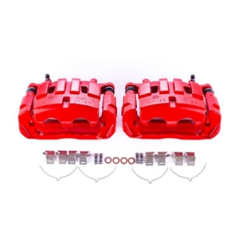 Picture of Power Stop 14-18 Jeep Cherokee Front Red Calipers w-Brackets - Pair