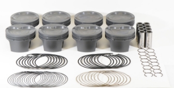 Picture of Mahle MS Piston Set SBF 427ci 4-125in Bore 4-000in Stroke 6-25in Rod -927 Pin -17cc 10-8 CR Set of 8