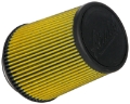 Picture of Airaid Universal Air Filter - Cone 4in Flange x 6in Base x 4-5-8in Top x 7in Height - Synthaflow