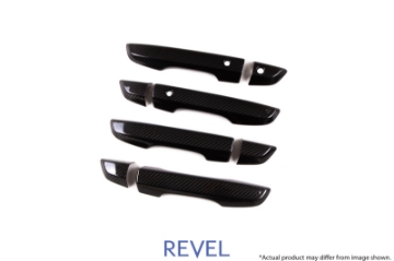 Picture of Revel GT Dry Carbon Door Outer Handle Cover FL-FR-RL-RR 16-18 Honda Civic - 8 Pieces