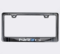 Picture of NRG Carbon License Plate Frame- Fiber Poly Dip Finish Wet w- NRG Logo