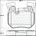 Picture of StopTech 08-13 BMW 1-Series Street Select Rear Brake Pads