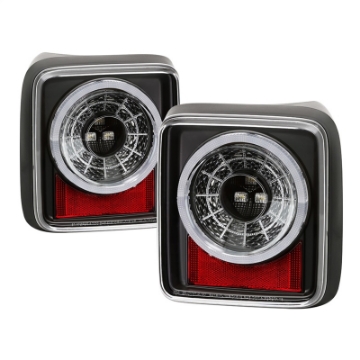 Picture of Spyder 19-20 Jeep Wrangler - Full LED Tail Lights - Seq Turn Signal - Black ALT-YD-JW19-SEQ-BK