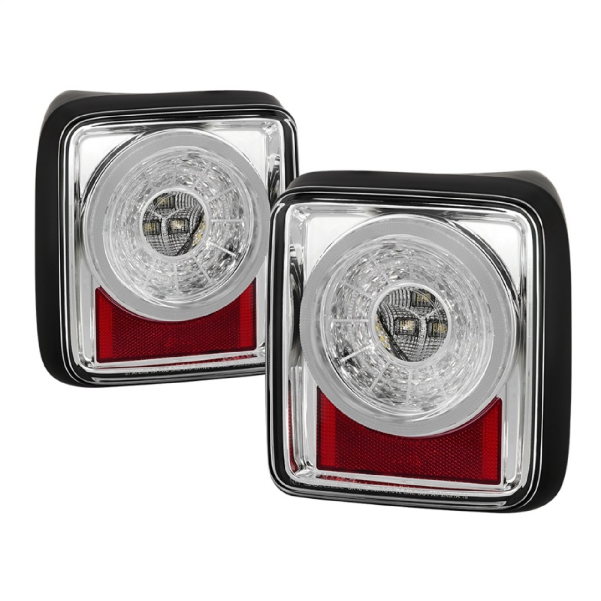 Picture of Spyder 19-20 Jeep Wrangler - Full LED Tail Lights - Seq Turn Signal - Chrome ALT-YD-JW19-SEQ-C