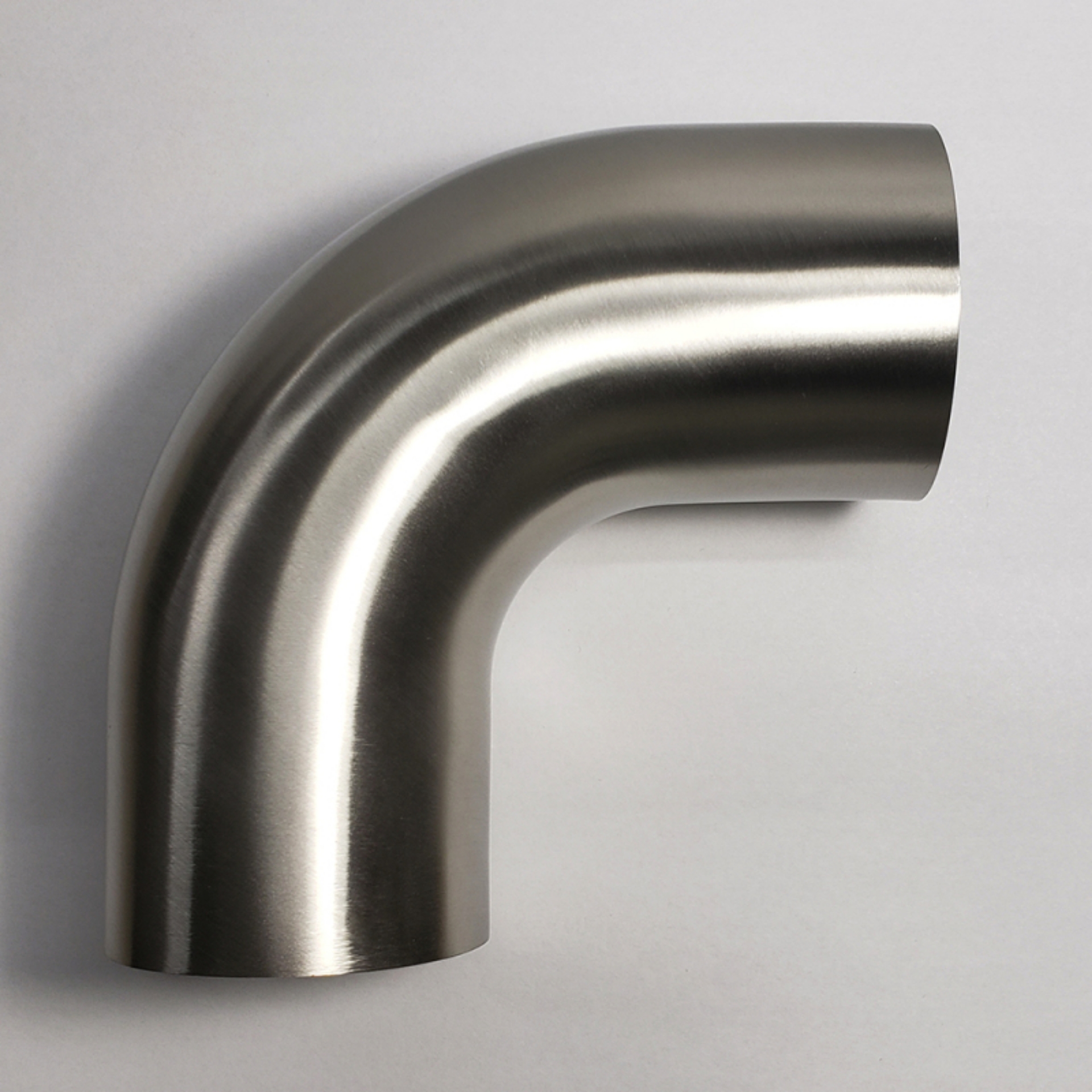Picture of Stainless Bros 5in Diameter 1D Radius 90 Degree Bend 2in-2in Leg Mandrel Bend