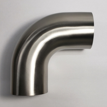 Picture of Stainless Bros 5in Diameter 1D Radius 90 Degree Bend 2in-2in Leg Mandrel Bend