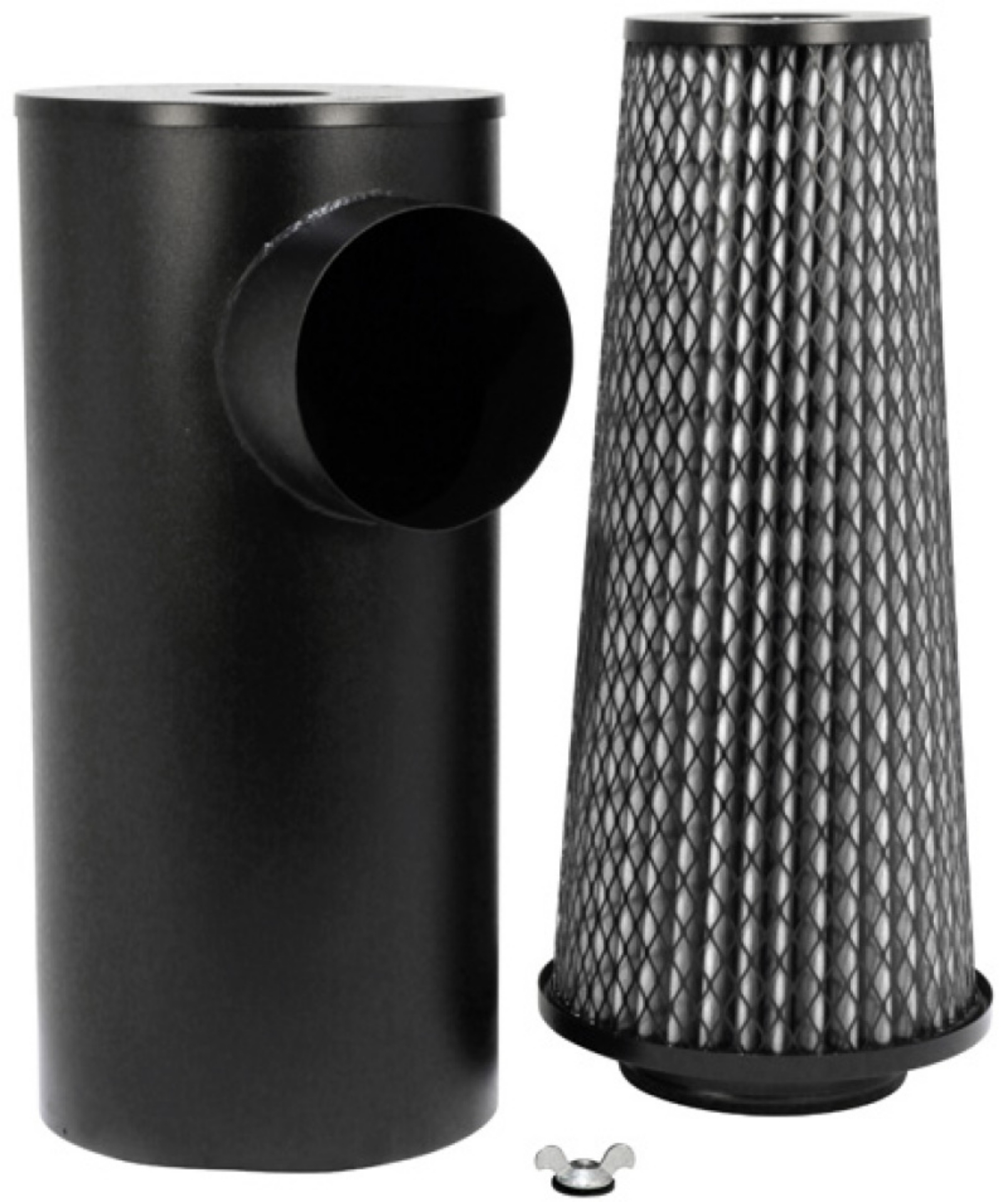 Picture of K&N Replacement Canister w- Air Filter 9-3-4in D 24in H Reverse Flow - HDT