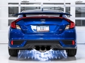 Picture of AWE Tuning Honda Civic Si 10th Gen 1-5L Turbo Dual-to-Triple Tip Conversion Kit - Diamond Black Tip