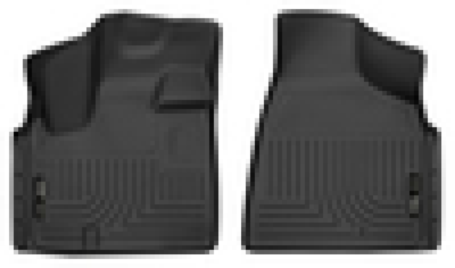 Picture of Husky Liners 08-20 Dodge Grand Caravan X-Act Contour Front Black Floor Liners
