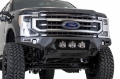 Picture of Addictive Desert Designs 17-20 Ford Super Duty Bomber Front Bumper w- Mounts For 3 Baja Designs LP6s
