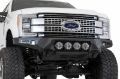 Picture of Addictive Desert Designs 17-20 Ford Super Duty Bomber Front Bumper w- Mounts For 4 Rigid 360 6in