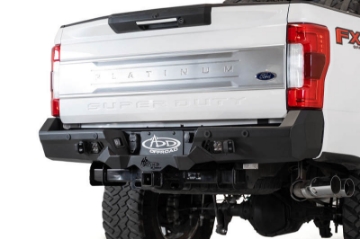Picture of Addictive Desert Designs 17-20 Ford Super Duty Bomber HD Rear Bumper w- Mounts For Cube Lights