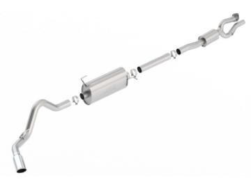 Picture of Borla S-Type Cat-Back 17-19 Ford F-250-350 Super Duty Side Exit Exhaust - 5in tip Gas Only