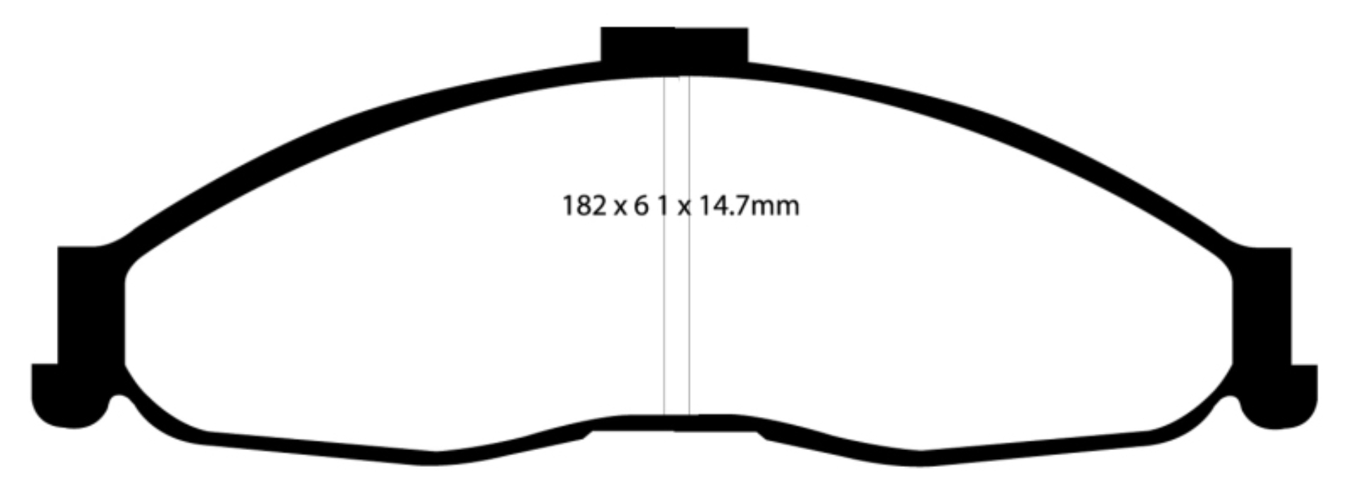 Picture of EBC 98-02 Chevrolet Camaro 4th Gen 3-8 Bluestuff Front Brake Pads