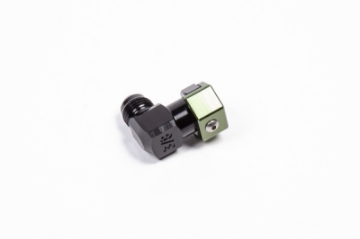 Picture of Radium Engineering 3-8in SAE Female to 6AN Male Low Profile Elbow