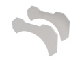 Picture of Borla Universal 2-5in T-304 Stainless Tube Bracket Kit