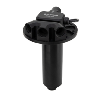 Picture of Fuelab High Efficiency EFI 1250 HP SAE Plate Mount Brushless Screw Pump - 500 LHP
