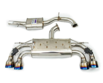 Picture of Invidia 18-21 Volkswagen Golf MK7-5 Valved Q300 Rolled Titanium Tip Cat-Back Exhaust