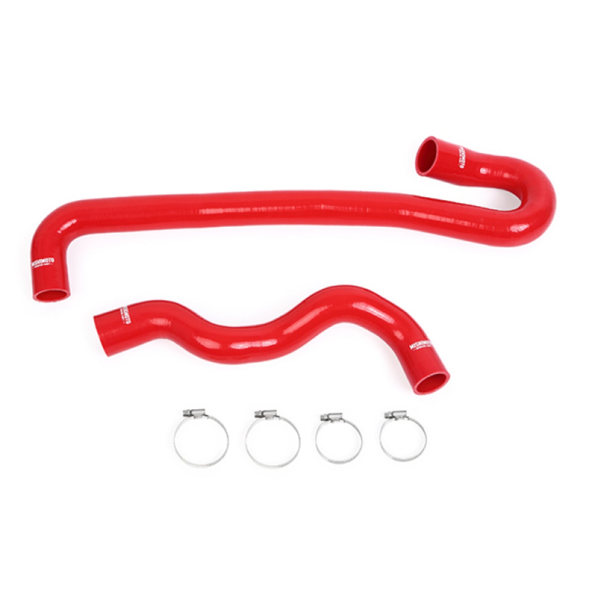 Picture of Mishimoto 11+ Jeep Grand Cherokee 5-7L V8 Red Silicone Radiator Hose Kit