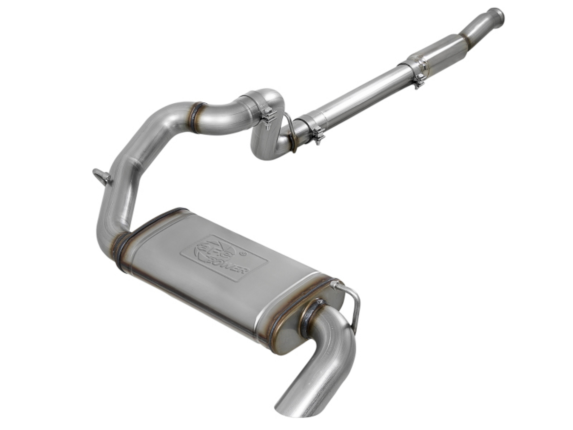 Picture of aFe MACHForce XP 18-20 Jeep Wrangler JL L4-2-0L t 3in 409 SS Cat-Back Hi-Tuck Exhaust