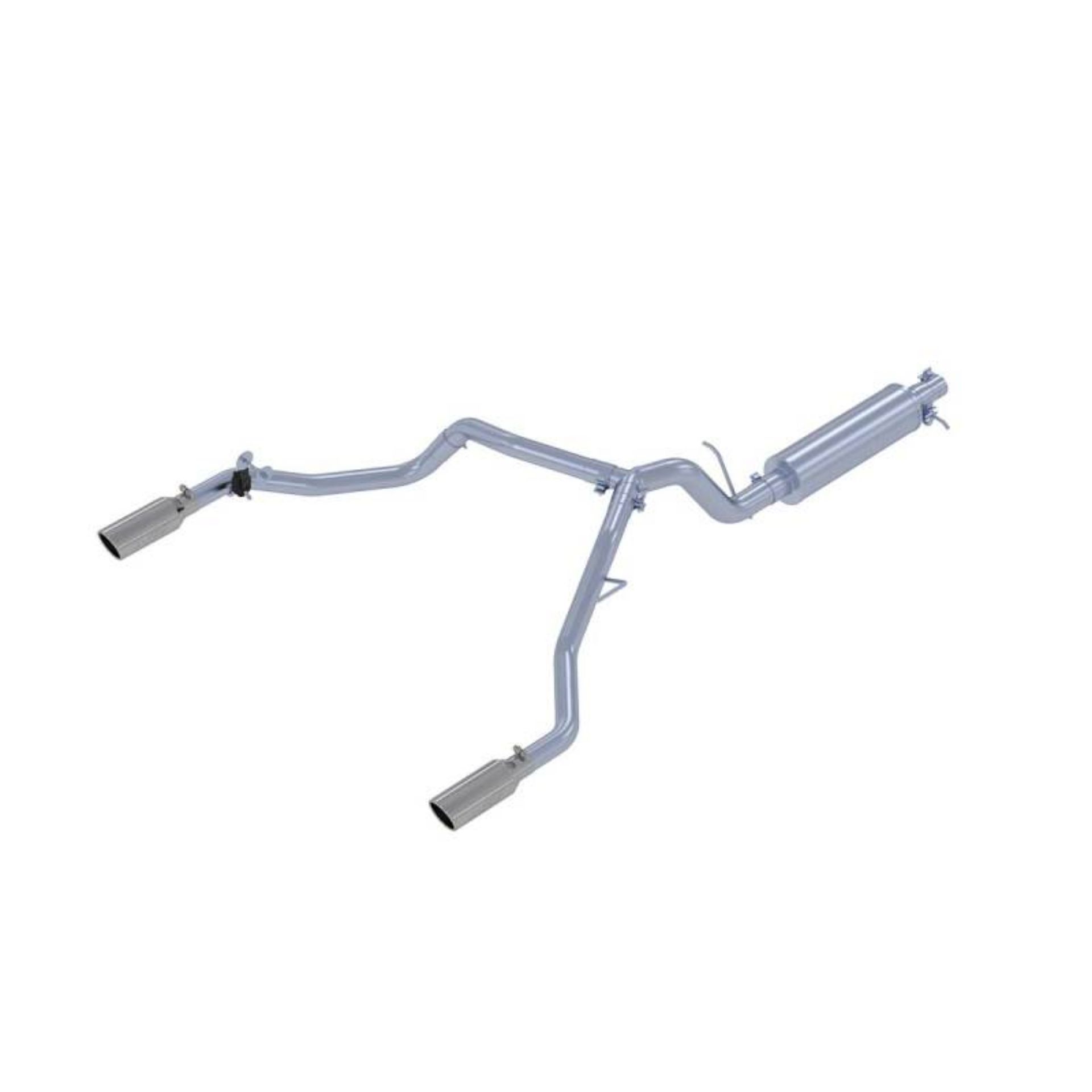 Picture of MBRP 19-20 Ford Ranger 2-3L 3 in Dual Split Rear Exit  4 in Tips AL Cat Back