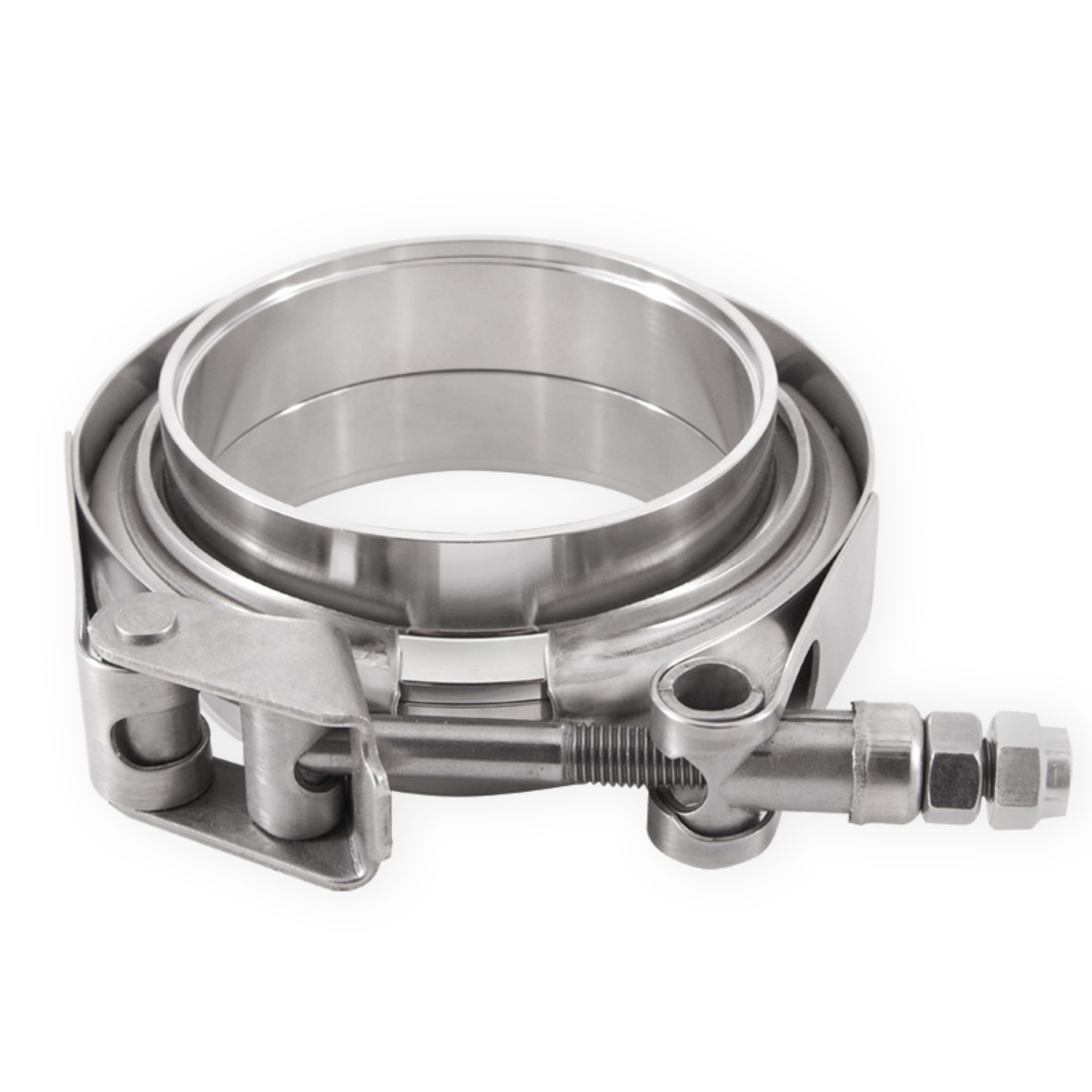 Picture of Mishimoto Stainless Steel V-Band Clamp 3-5in- 88-9mm