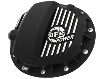 Picture of aFe Pro Series GMCH 9-5 Rear Diff Cover Black w- Machined Fins 19-20 GM Silverado-Sierra 1500