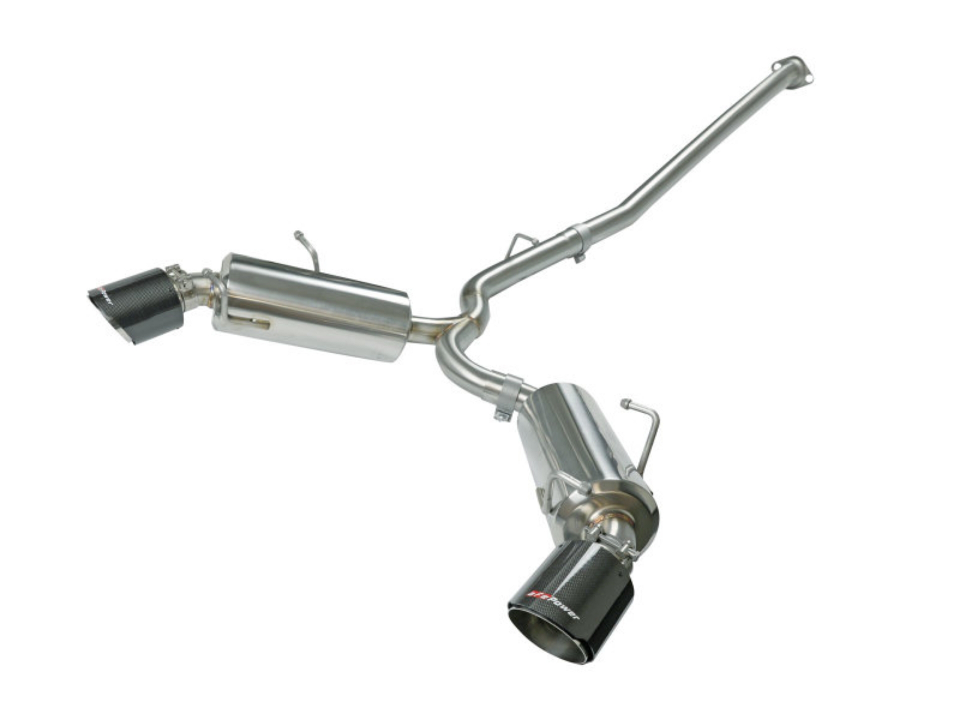Picture of aFe Takeda Exhaust Axle-Back 13-15 Scion FRS - Subaru BRZ 304SS Carbon Fiber Dual Tips Exhaust