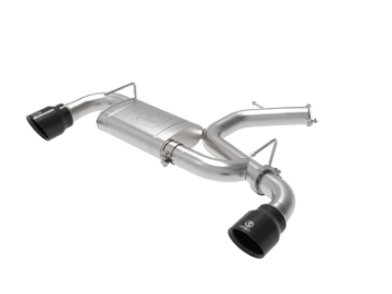 Picture of aFe Takeda Exhaust Axle-Back 19-20 Hyundai Veloster N 304SS Black Dual Tips Exhaust
