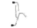 Picture of aFe Takeda Exhaust Axle-Back 19-20 Hyundai Veloster N 304SS Black Dual Tips Exhaust