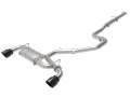 Picture of aFe Takeda Exhaust Cat-Back 19-20 Hyundai Veloster N 304SS Black Dual Tips Exhaust