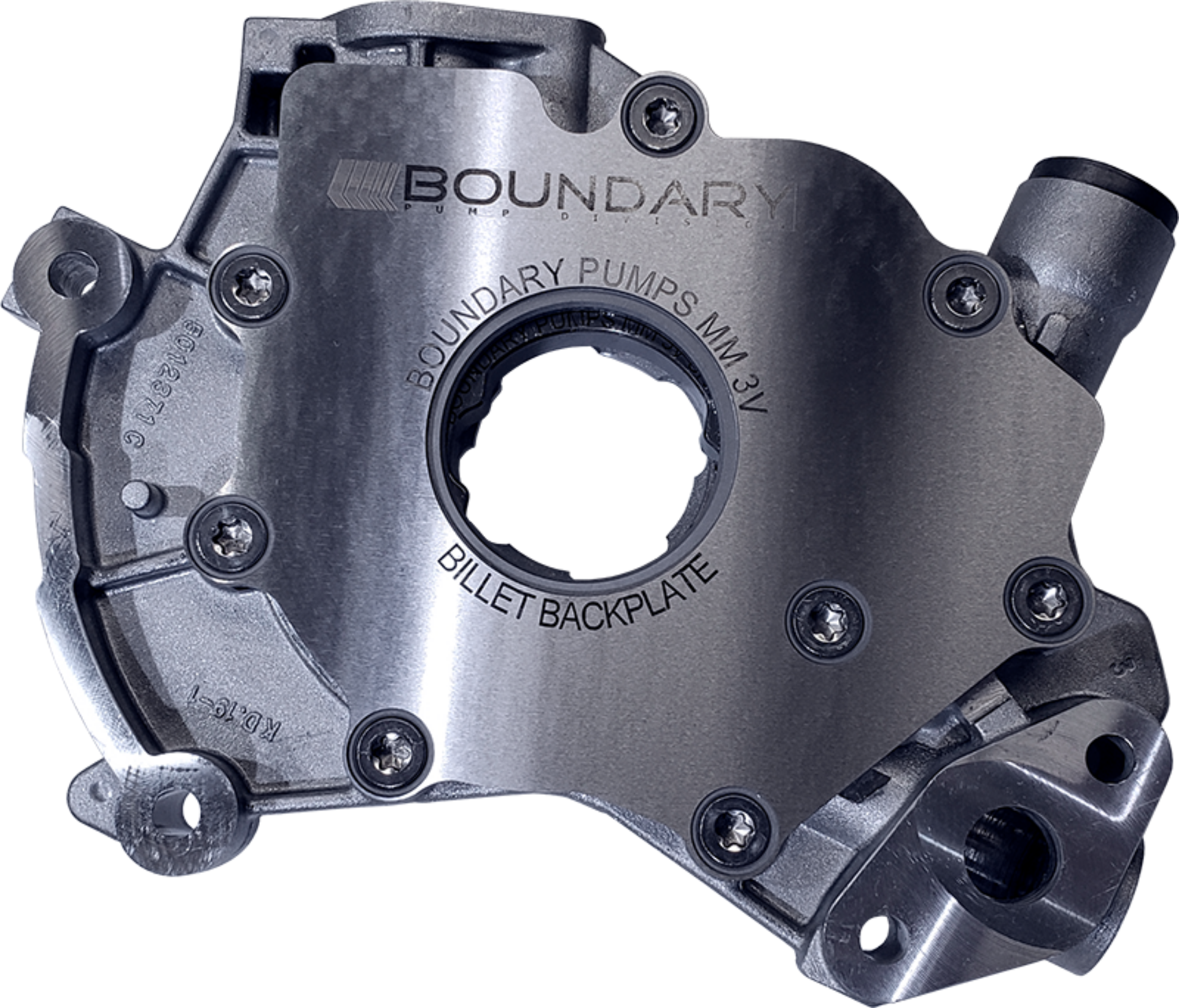 Picture of Boundary 99-15 Ford Modular Motor All Types V8 Oil Pump Assembly w-Billet Back Plate