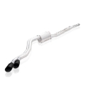 Picture of Stainless Works 2014+ Toyota Tundra 5-7L Redline Series Cat-Back Exhaust w-Black Tips